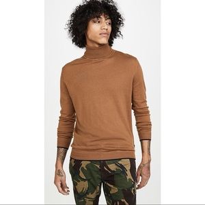 Ted Baker Newtrik Turtleneck Sweater - Camel Fit 5
